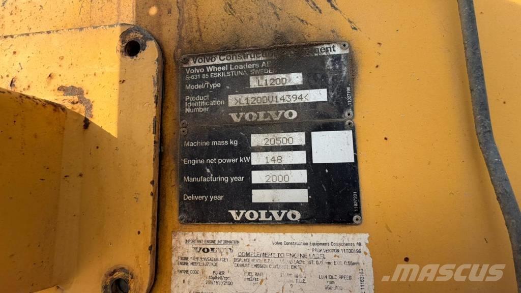 Volvo L 120 D Utovarivači na kotačima
