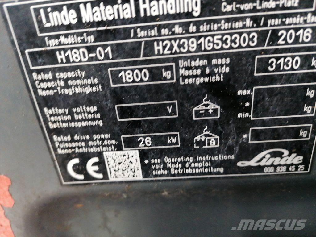 Linde H18D-02 Dizelski viličari