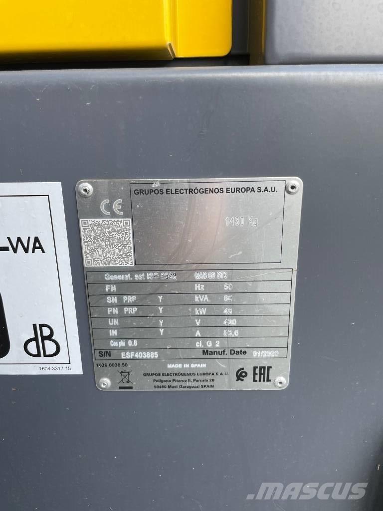 Atlas Copco QAS 60 Građevinarstvo – ostalo