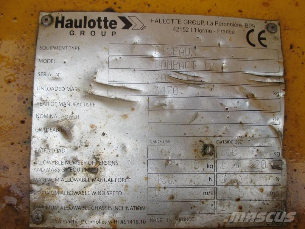 Haulotte Compact 12 Škaraste platforme