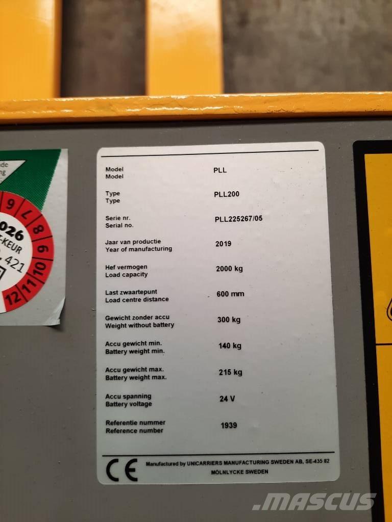 UniCarriers PLL200 Nisko podizni električni viličar