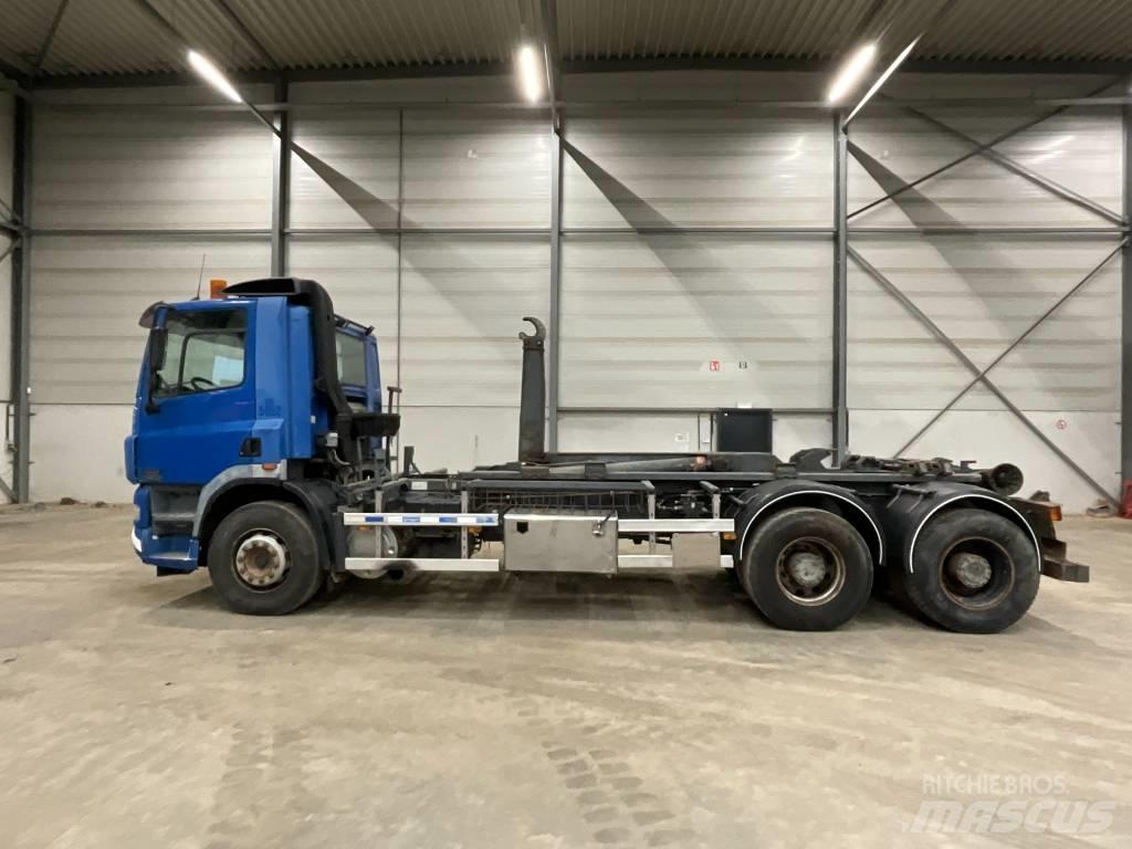 DAF CF 340 6X4 Rol kiper kamioni s kukama za dizanje