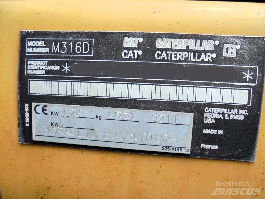 CAT M 316 D Bageri na kotačima