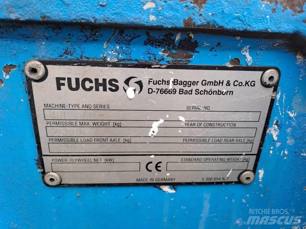 Fuchs MHL 340 Bageri za manipuliranje materijalom / otpadom