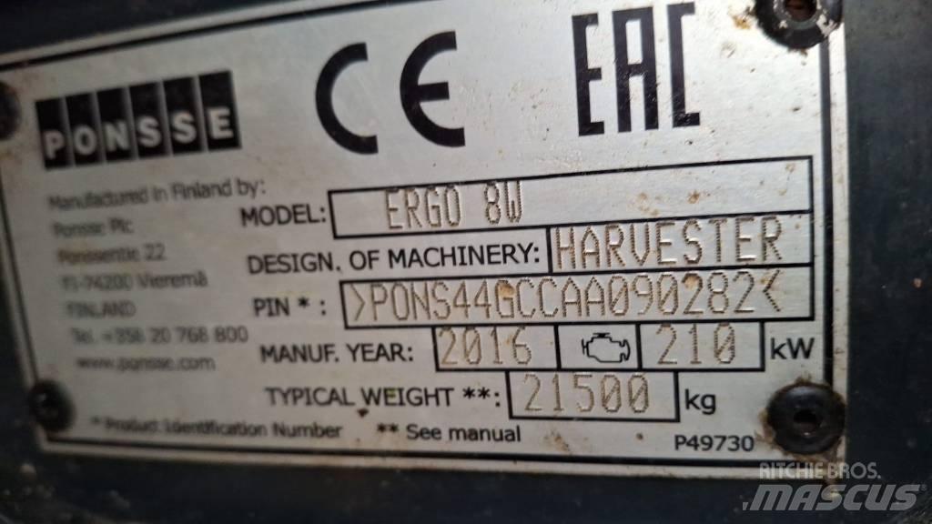 Ponsse ERGO 8W Harversteri