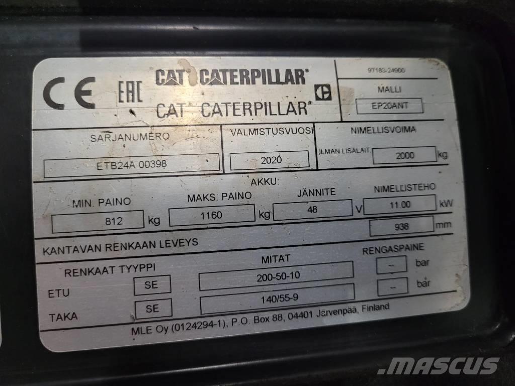 CAT EP20ANT Električni viličari