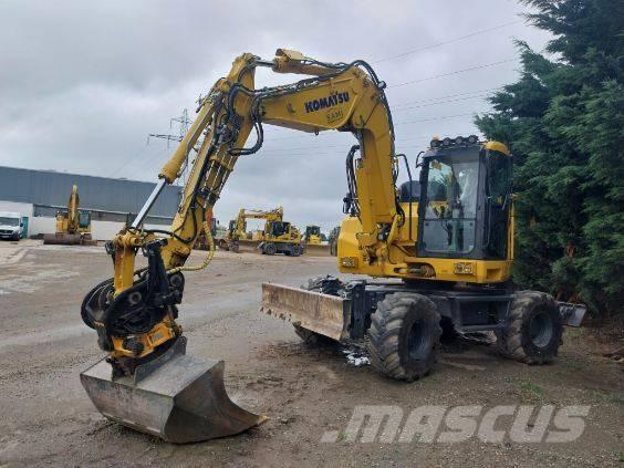 Komatsu PW138MR-11 Bageri na kotačima