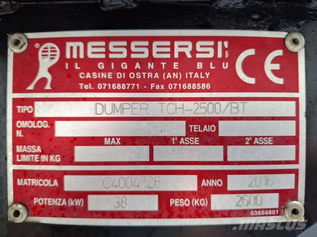 Messersi TCH 2500 BT Demperi na gusjenice