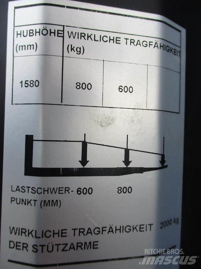 Toyota SWE 080L Ručni električni viličar