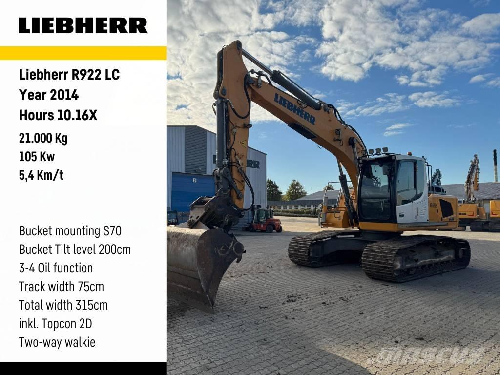 Liebherr R 922 Bageri gusjeničari