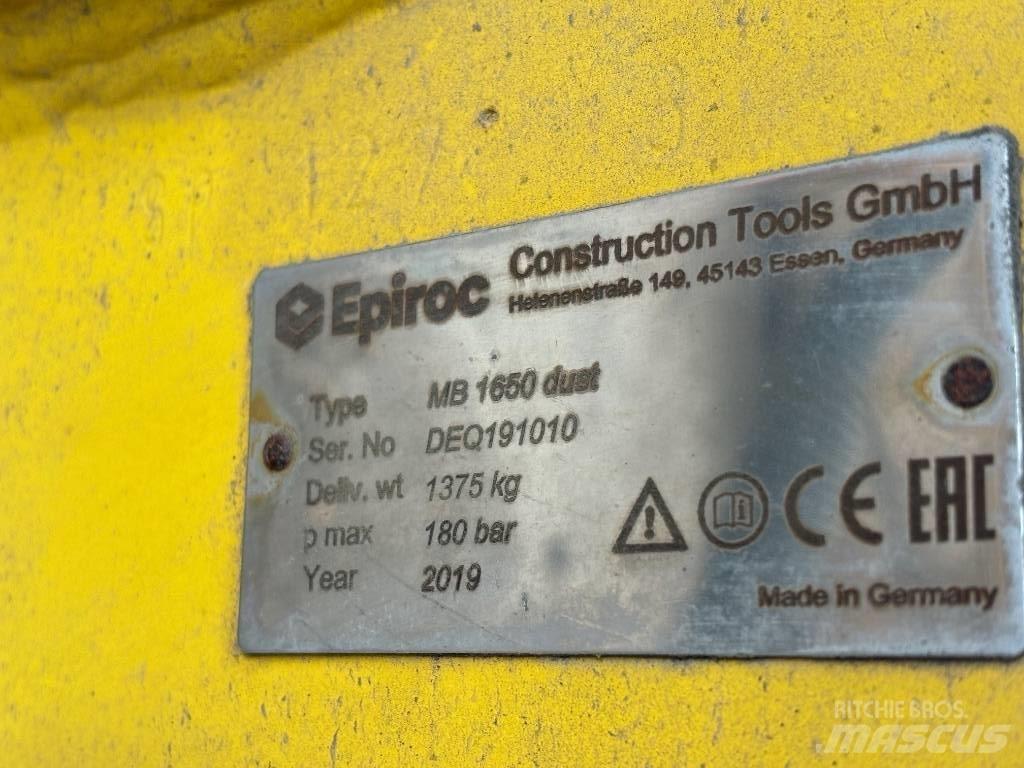 Epiroc MB 1650 Dust Čekići