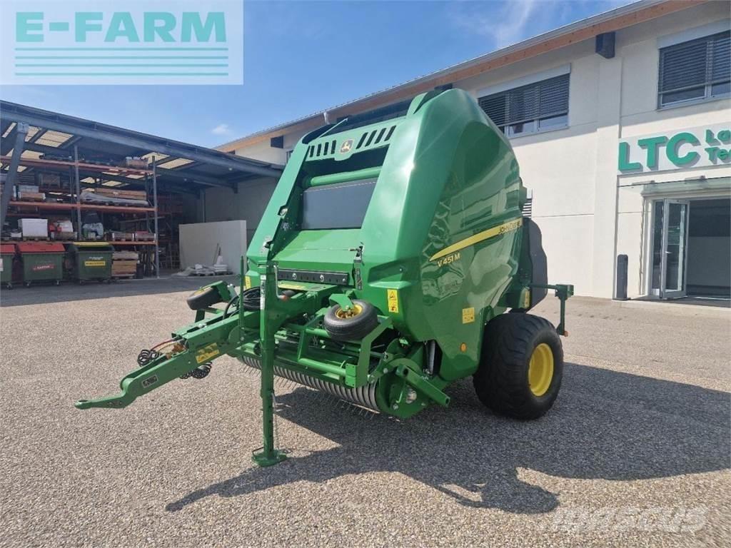 John Deere V451M Balirke za kockaste bale