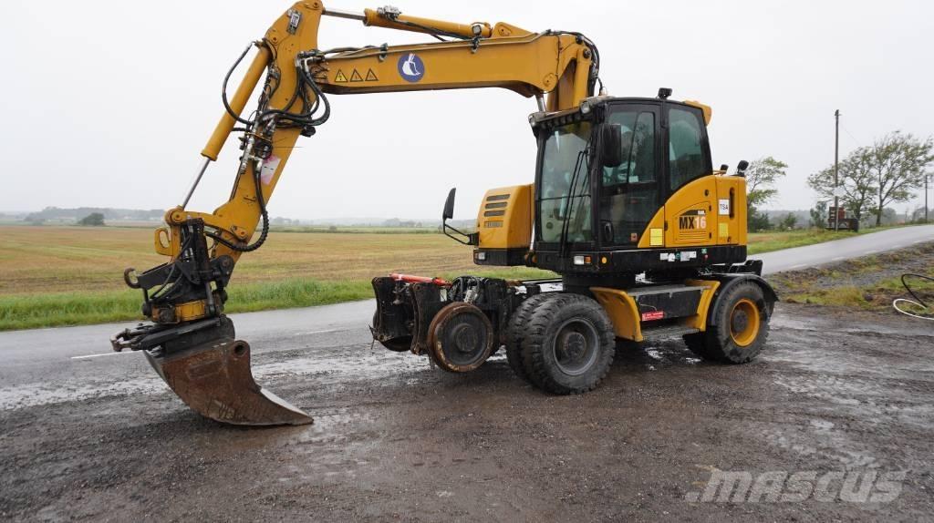 Hydrema MX 16 Rail Bageri na kotačima