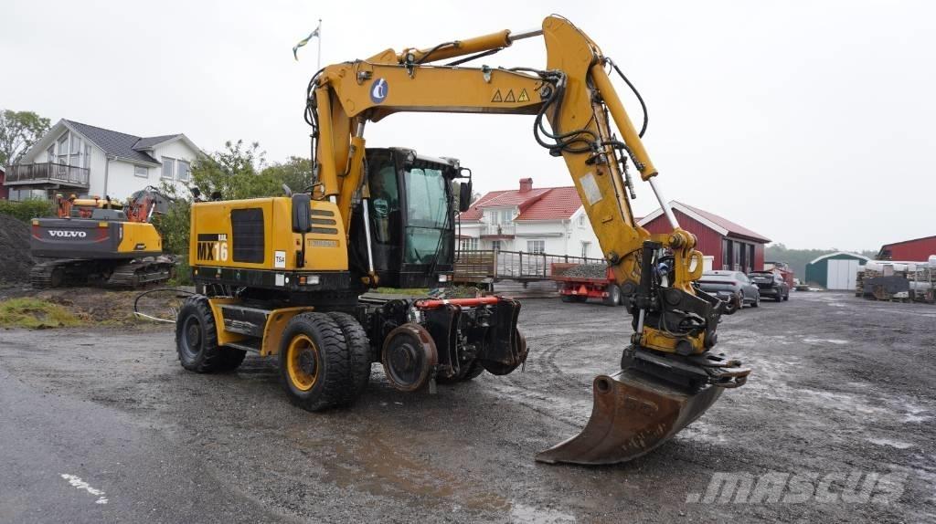 Hydrema MX 16 Rail Bageri na kotačima