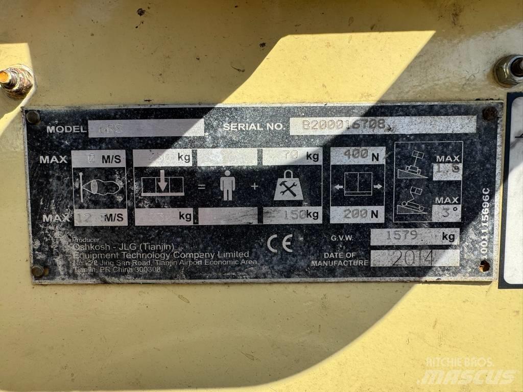 JLG 6 RS Škaraste platforme