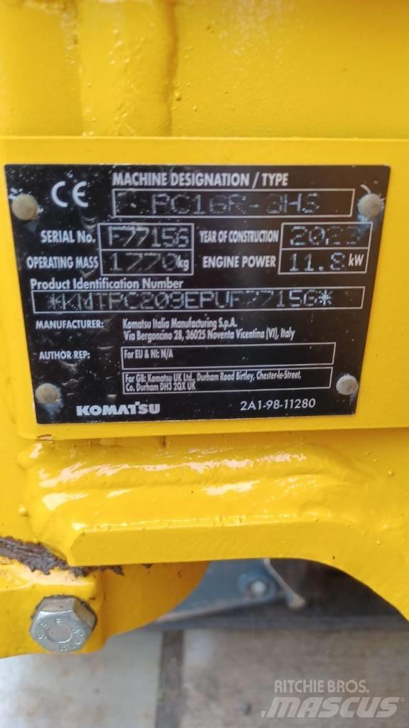 Komatsu PC16R-3HS Mini bageri <7t