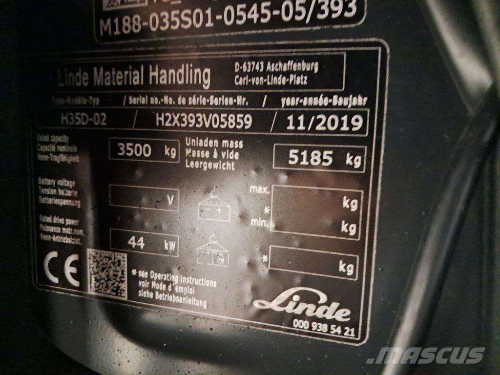Linde H35D-02 Dizelski viličari