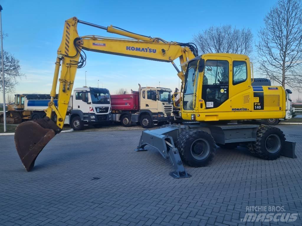 Komatsu PW 140-7 Bageri na kotačima