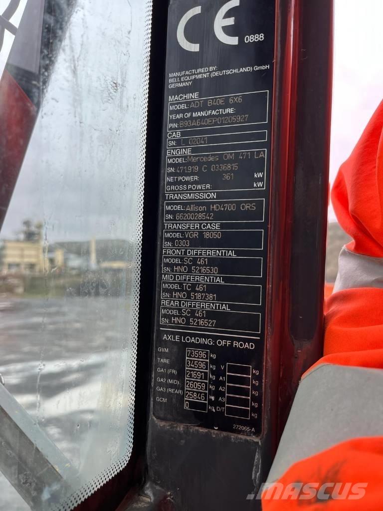 Bell B40 6x6 Zglobni demperi