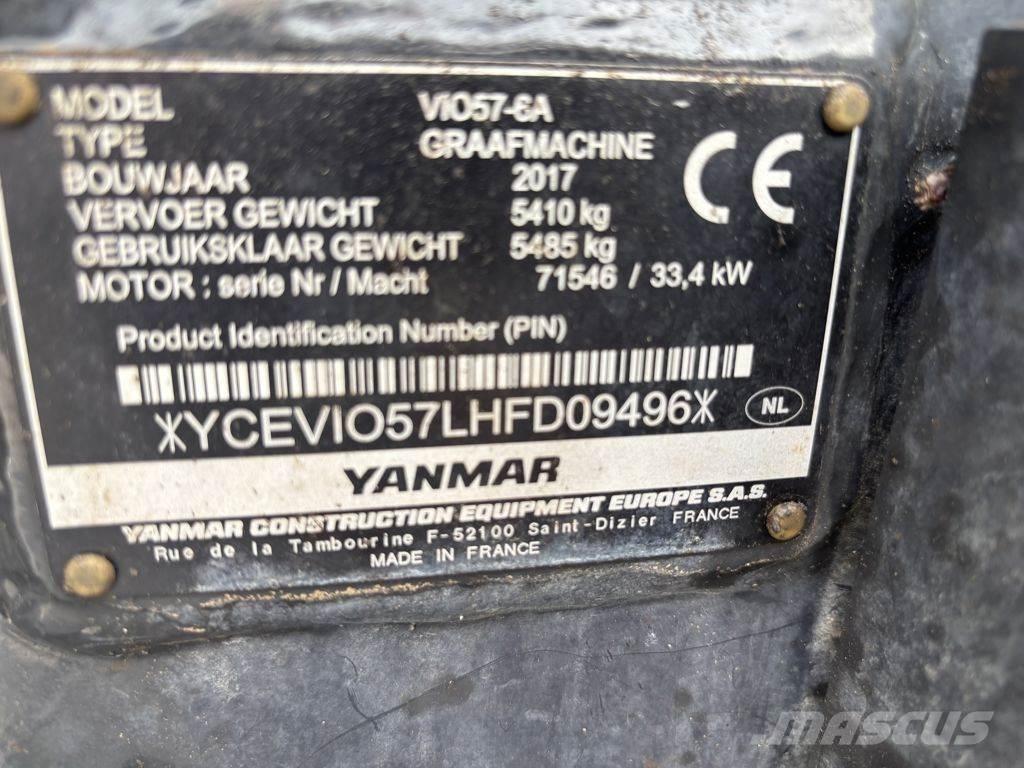 Yanmar YAN VIO57 Mini bageri <7t