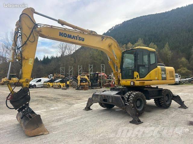 Komatsu PW 180 Bageri na kotačima