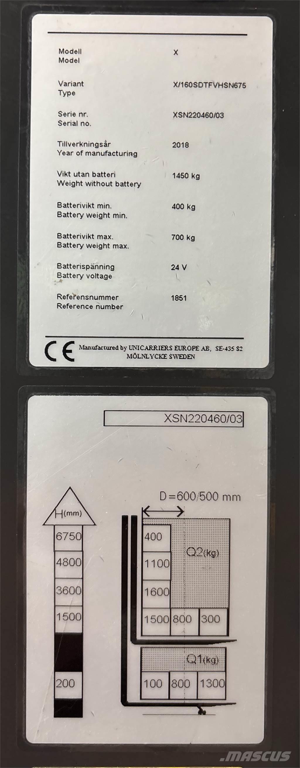 Atlet X160 Ručni električni viličar