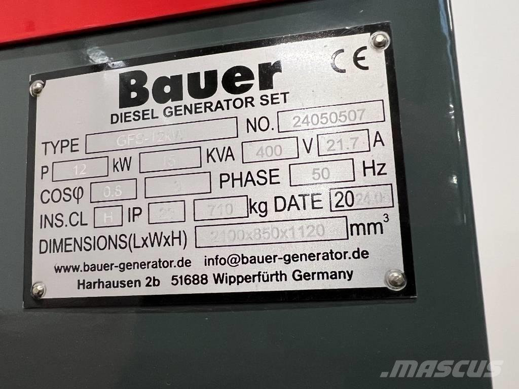 Bauer GFS-12 Dizel agregati