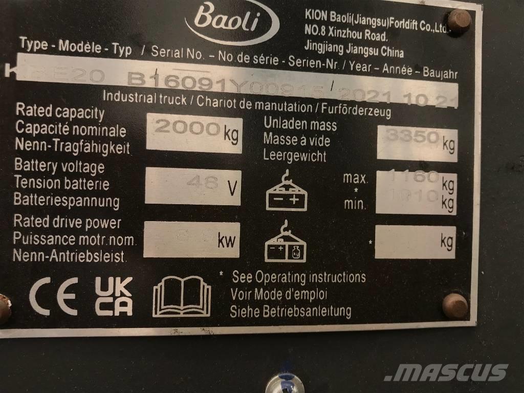 Baoli KBE 20-N Električni viličari
