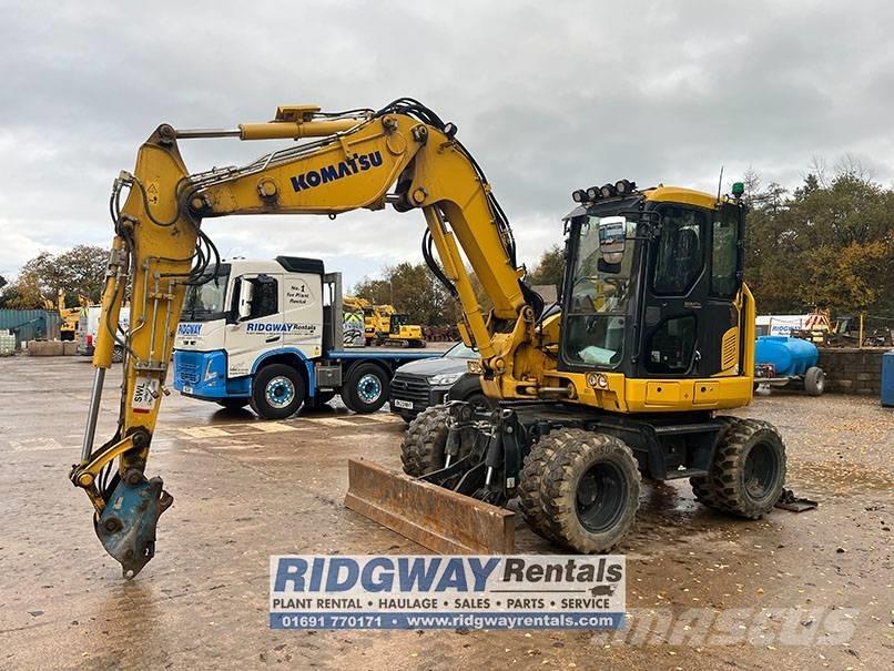 Komatsu PW 98 MR-11 Bageri na kotačima
