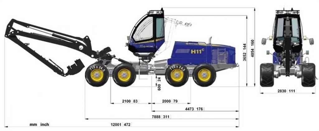 Rottne 651-55449 Šasije I ovjese