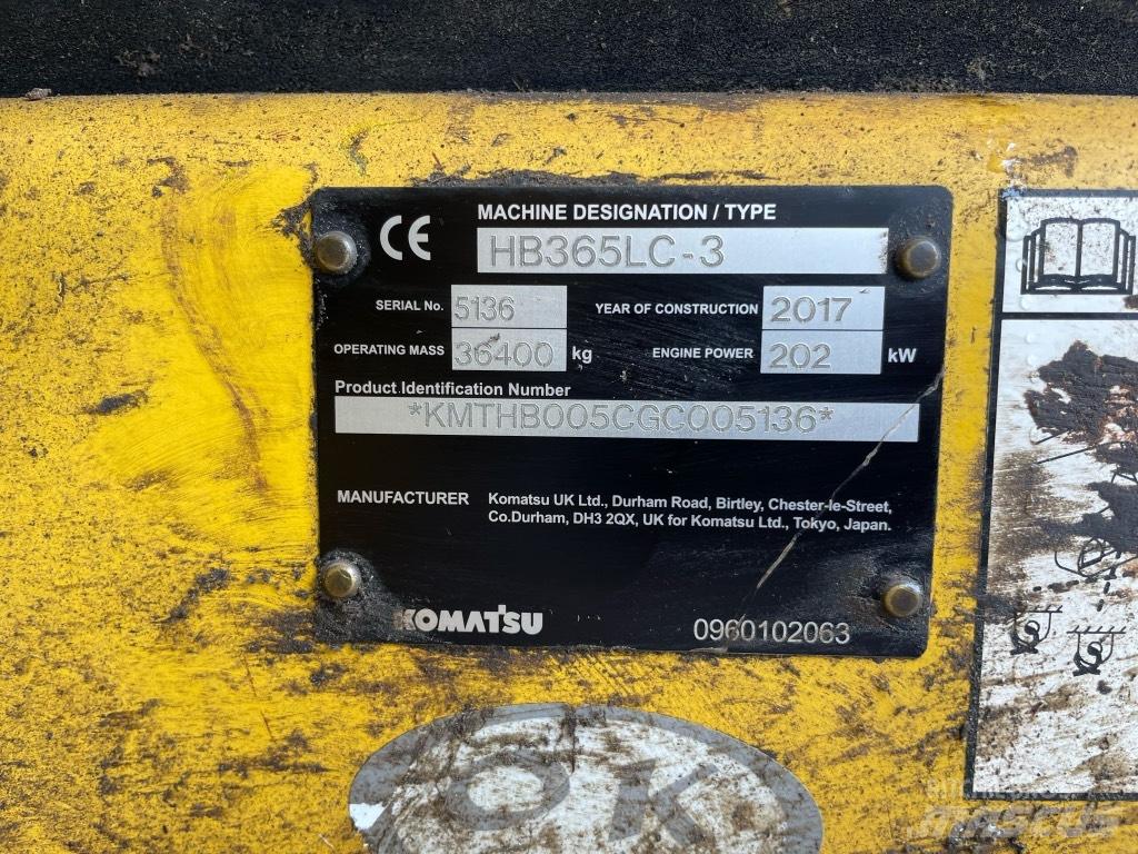 Komatsu HB 365 LC3 Bageri gusjeničari