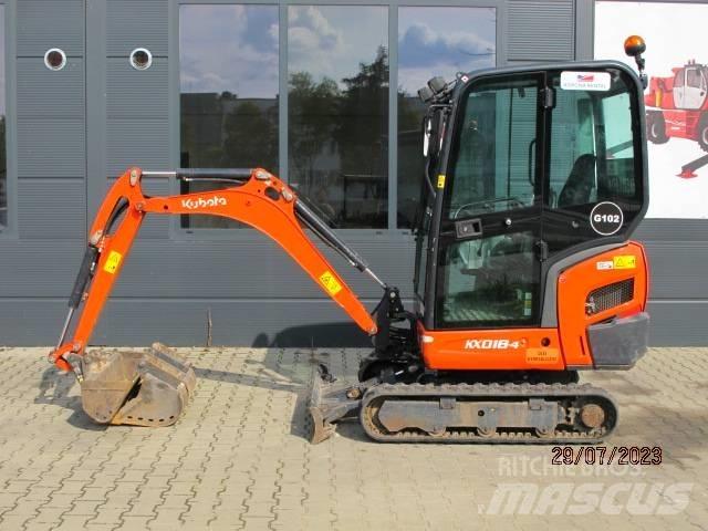 Kubota KX 018-4 Mini bageri <7t