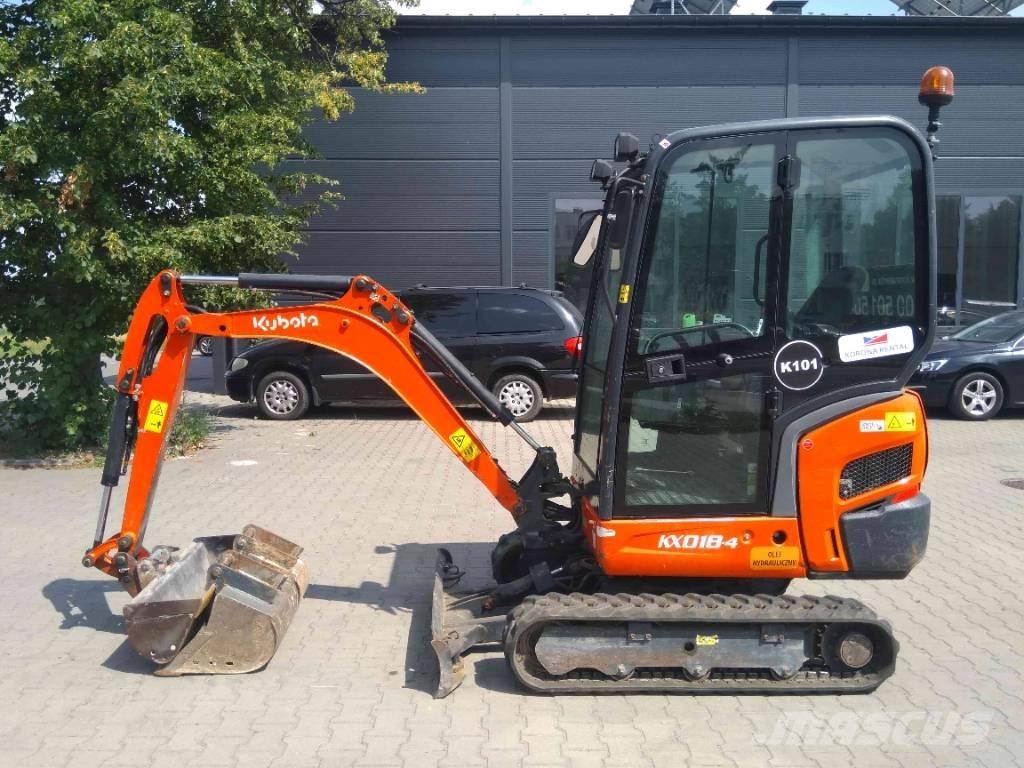 Kubota KX 018-4 Mini bageri <7t