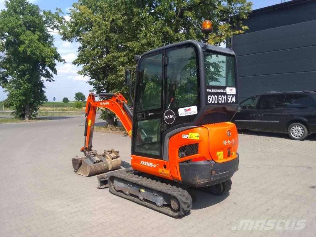 Kubota KX 018-4 Mini bageri <7t