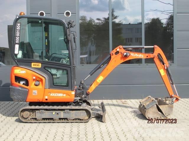 Kubota KX 018-4 Mini bageri <7t