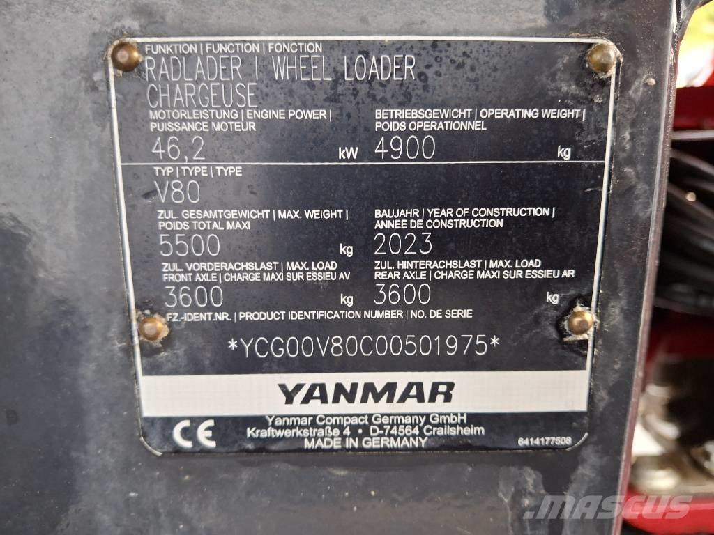 Yanmar V 80 Utovarivači na kotačima