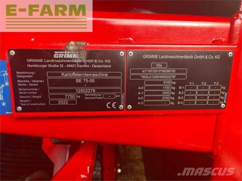 Grimme se 75-55 sb Skupljači i kopači krumpira