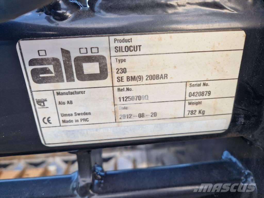 Ålö Silocut 230 . S-BM Priključci za prednji utovarivač