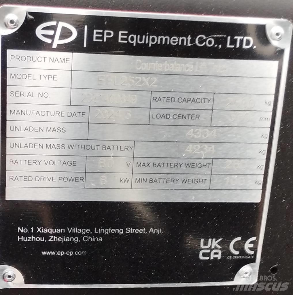 EP EFL 252 X LI-ON Električni viličari