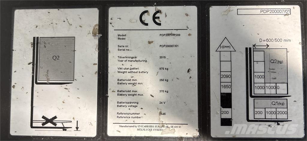 Atlet PDP200 Samopogonski ručni viličari
