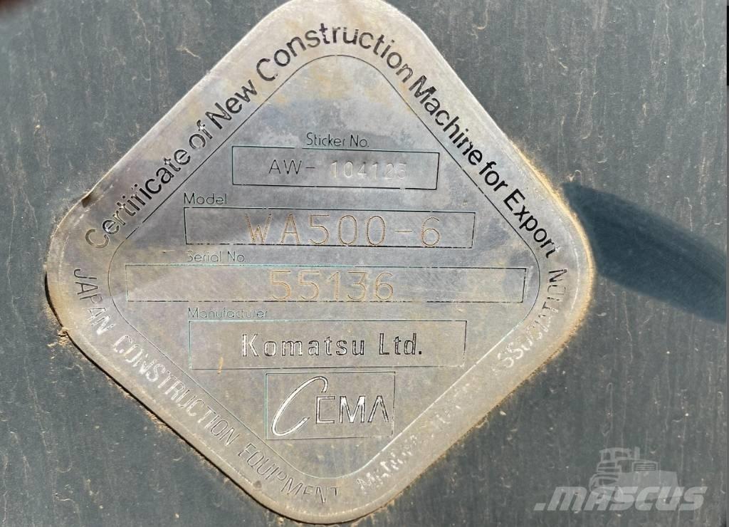 Komatsu WA 500-6 Utovarivači na kotačima