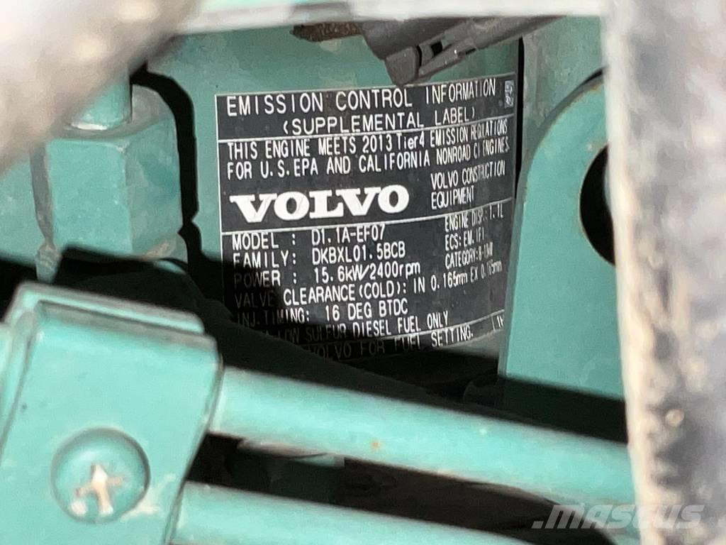 Volvo ECR 25 D Mini bageri <7t