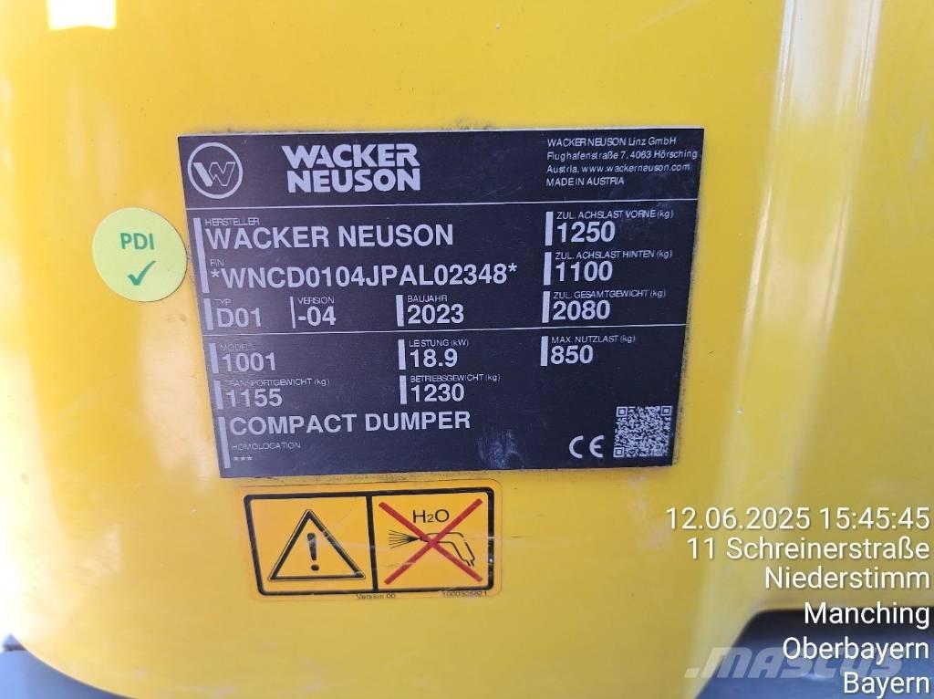 Wacker Neuson 1001 Demperi za gradilišta