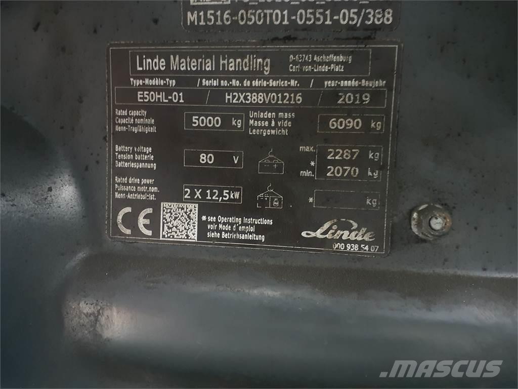 Linde E50HL Električni viličari