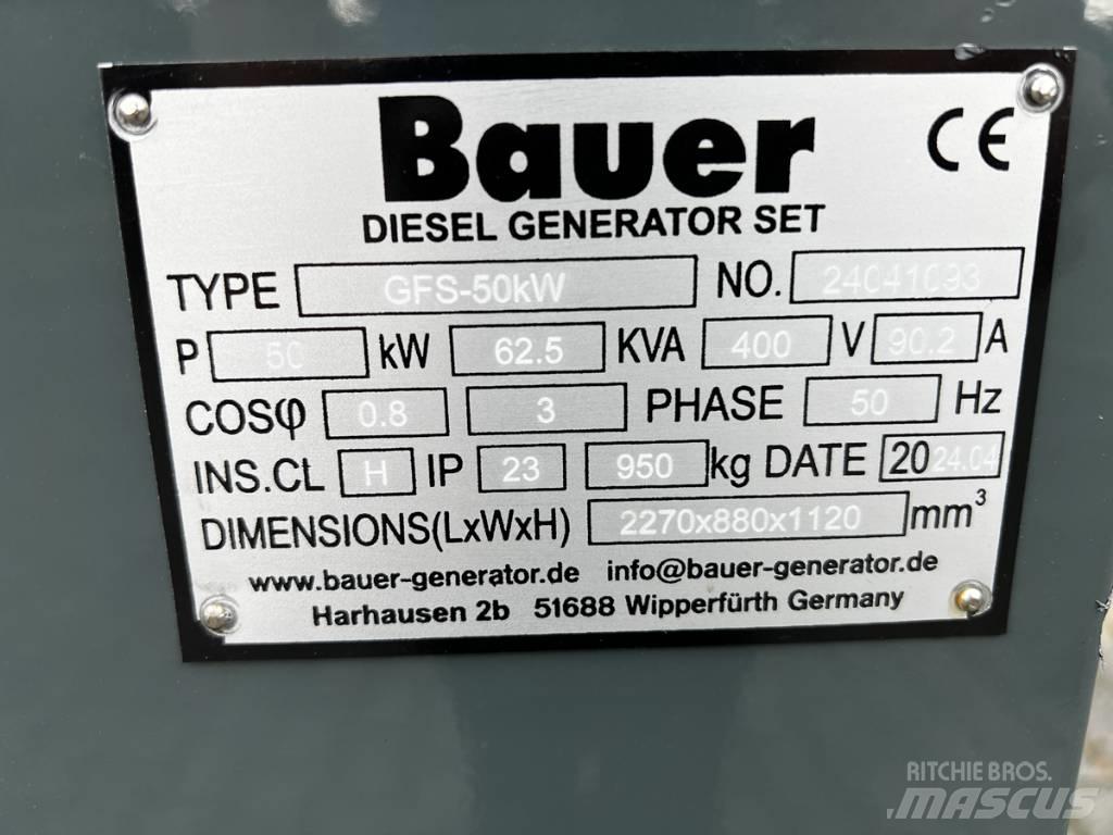 Bauer 69 KVA Dizel agregati