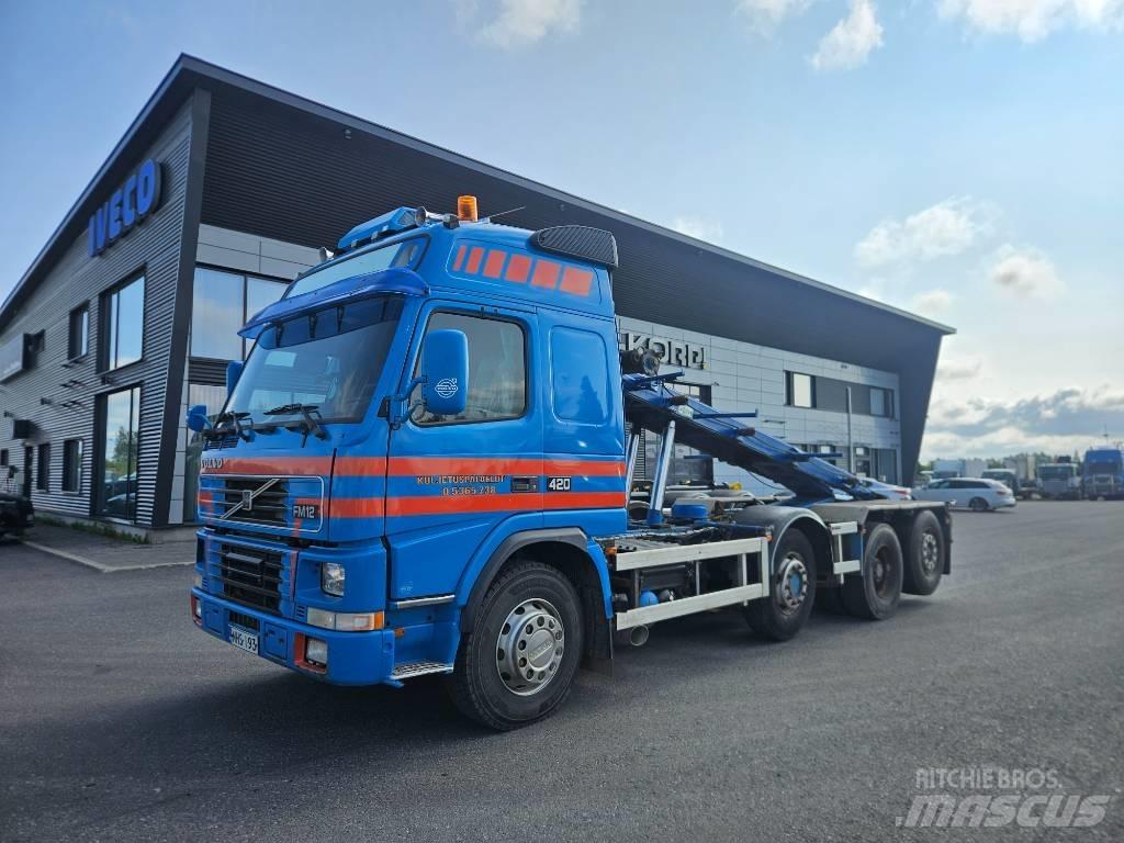 Volvo FM12 420 8x2 Demontažnii kamioni za podizanje kabela