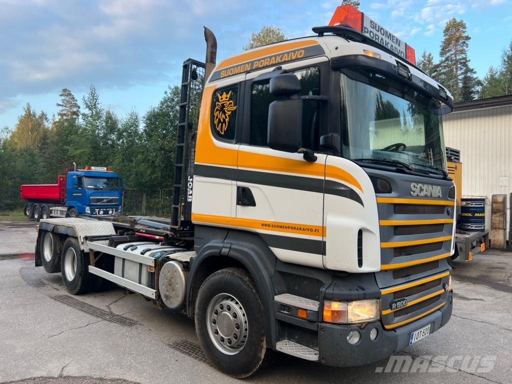 Scania R 500 Rol kiper kamioni s kukama za dizanje