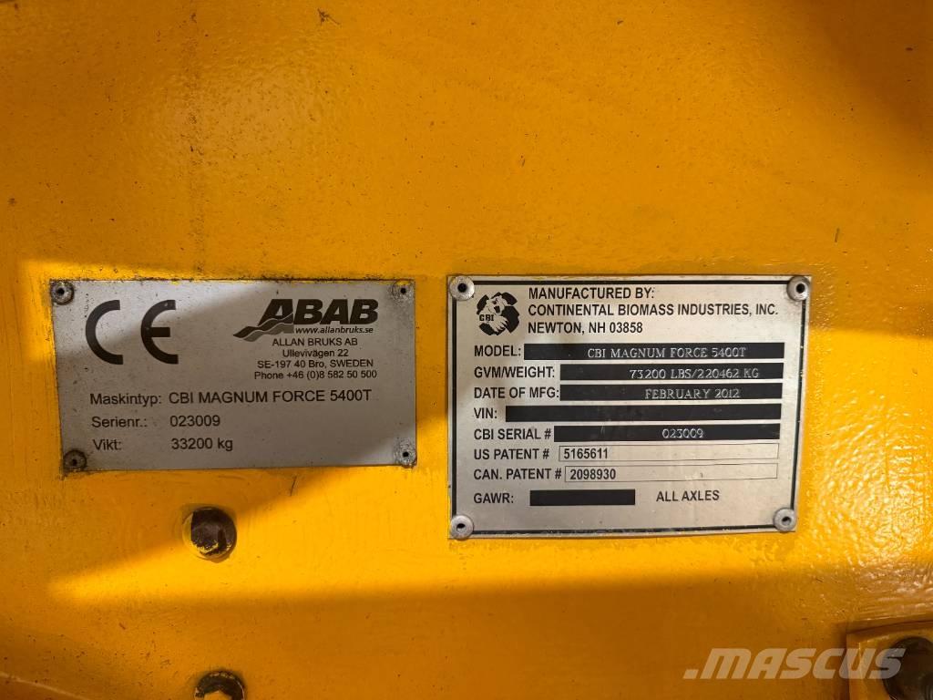 CBI 5400T Strojevi za kleščenje grane drveća