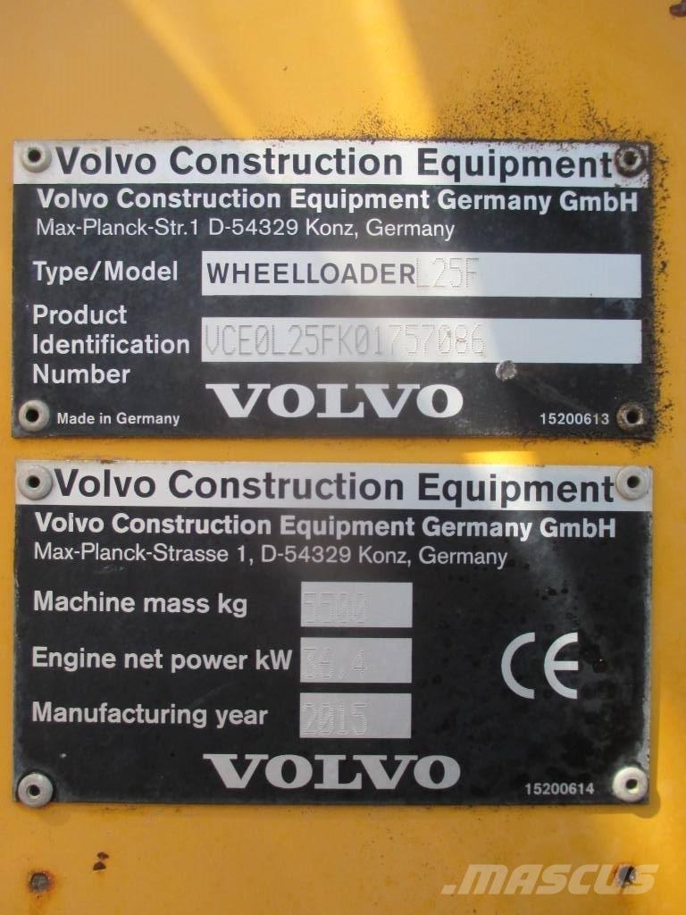 Volvo L 25 F Utovarivači na kotačima