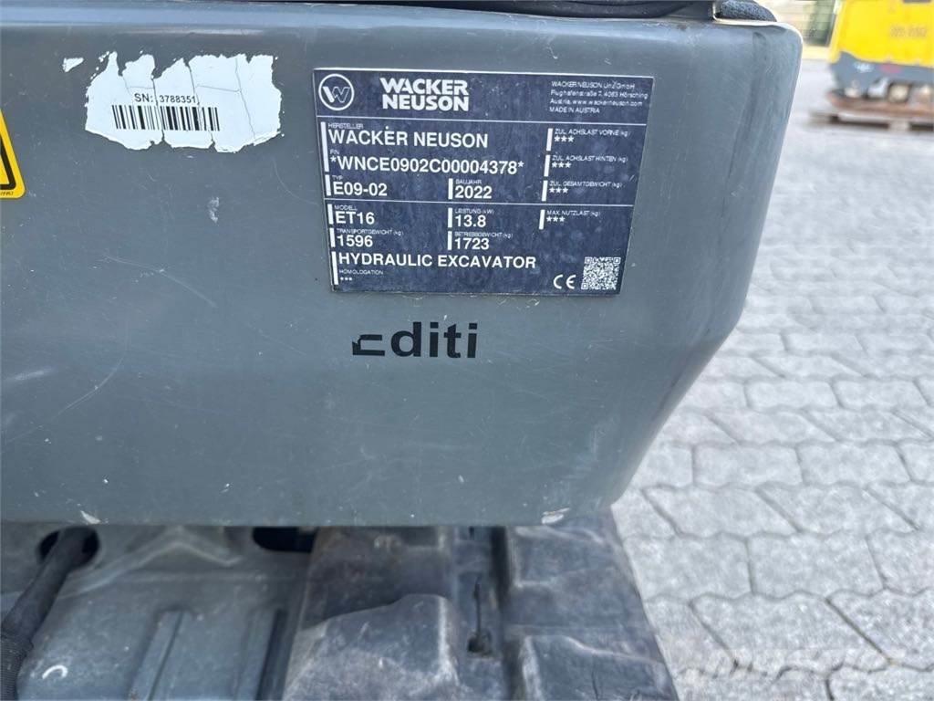 Wacker Neuson ET16 Bageri gusjeničari